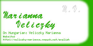 marianna veliczky business card